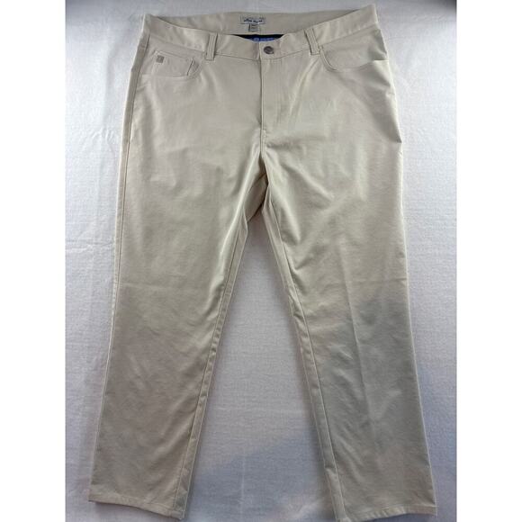 Men’s JWM Athletic Cream Golf Pants sz 36 - Picture 1 of 3
